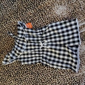 Girl's Buffalo Check Romper